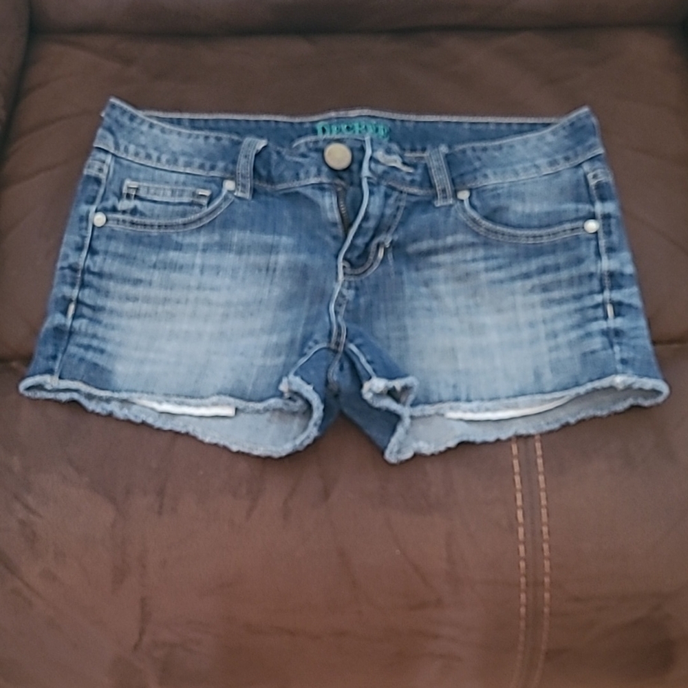 Blue Denim Women Shorts